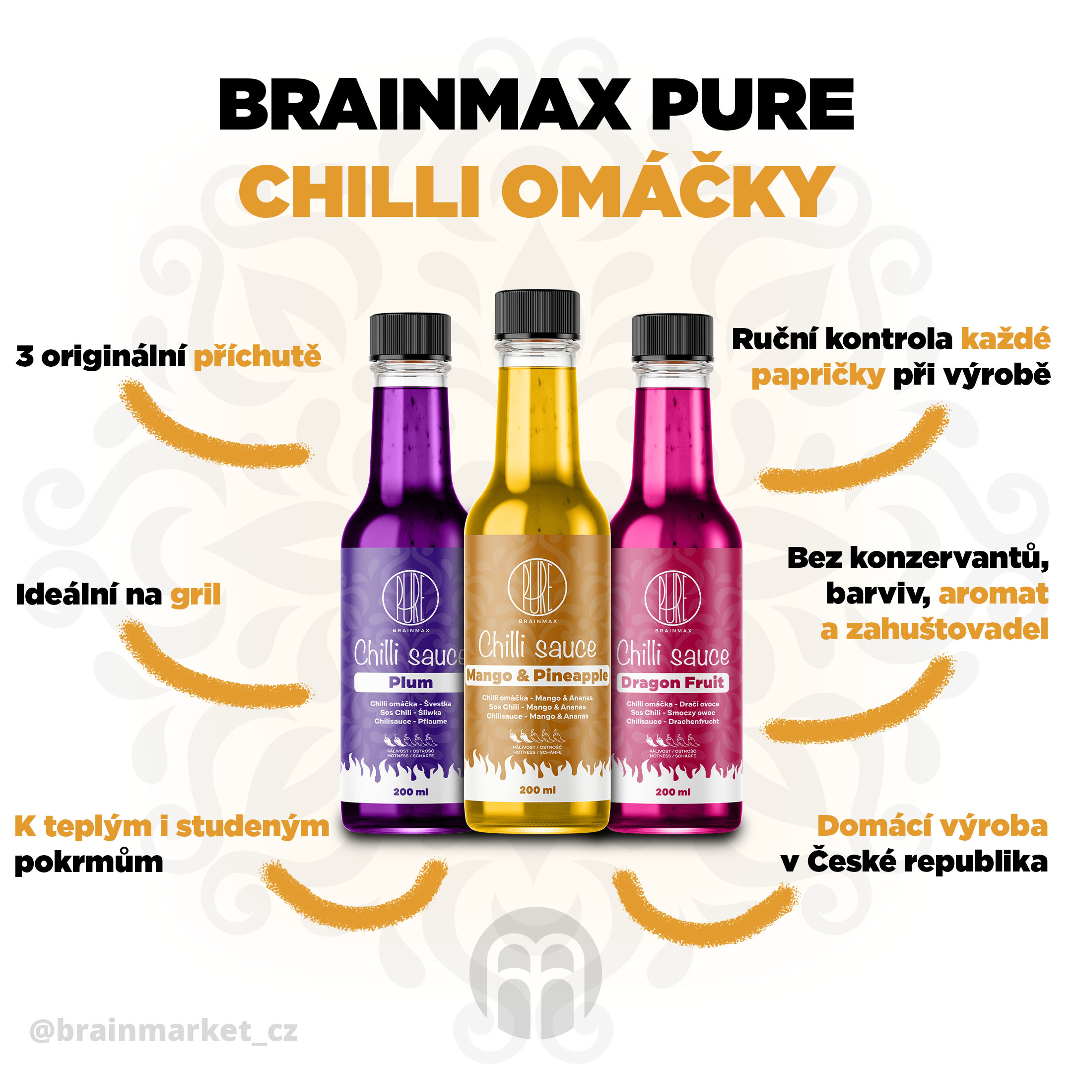 brainmax pure chilli (doztracena) infografika brainmarket CZ